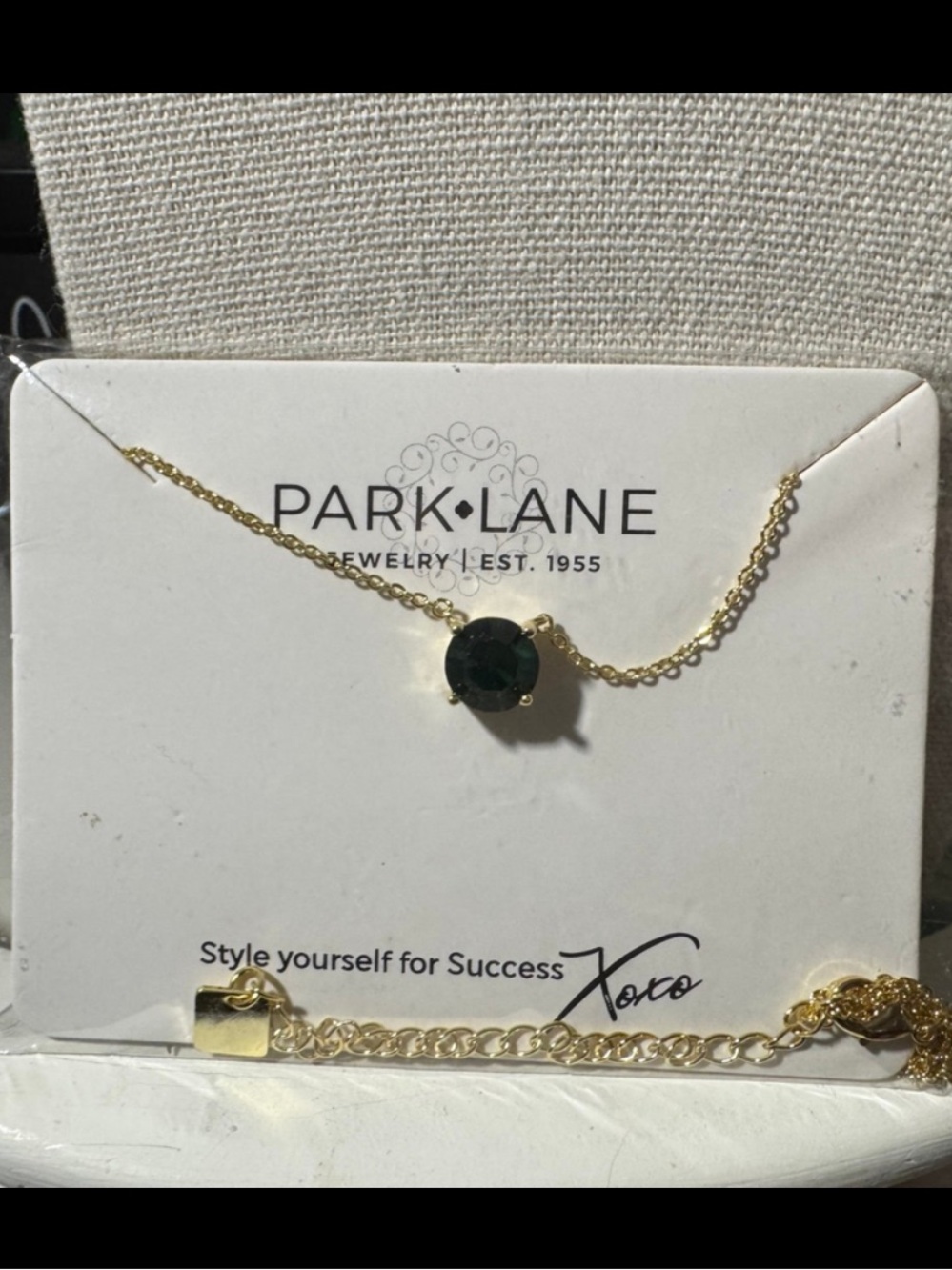 Park Lane Green Impression Necklace